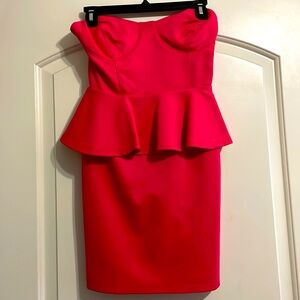 Y2K Hot Pink Strapless Material Girl Dress